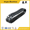 400x75.5x74 عالي الجودة الزاحف الزاحف مجزأة المسار المطاط