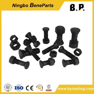 المحراث الترباس 154-71-41270 المسار البراغي 10.9 12.9 الصف 40cr 42CrMo الكربون الصلب 5J4773/02090-11265 مسدس الجزء المسمار الترباس والجوز