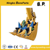 مرفق حفارة آلات البناء الصخرية PC300-7 PC400-7 1.8cbm دلو الصخور القياسي منجم عالي التحمل عالي مقاومة للاهتراء