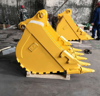 مرفق حفارة آلات البناء الصخرية 320dl Rock Bucket Standard Mine الثقيلة عالية مقاومة للاهتراء
