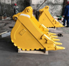 مرفق حفارة آلات البناء الصخرية Ec360 1.91cbm HD Rock Bucket Standard Mine الثقيلة عالية مقاومة للاهتراء